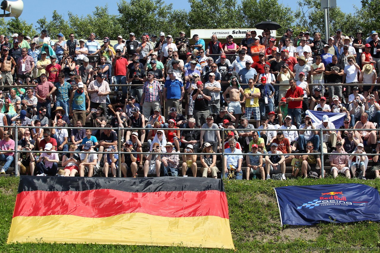 GP GERMANIA, 07.07.2013-  Gara, Fans