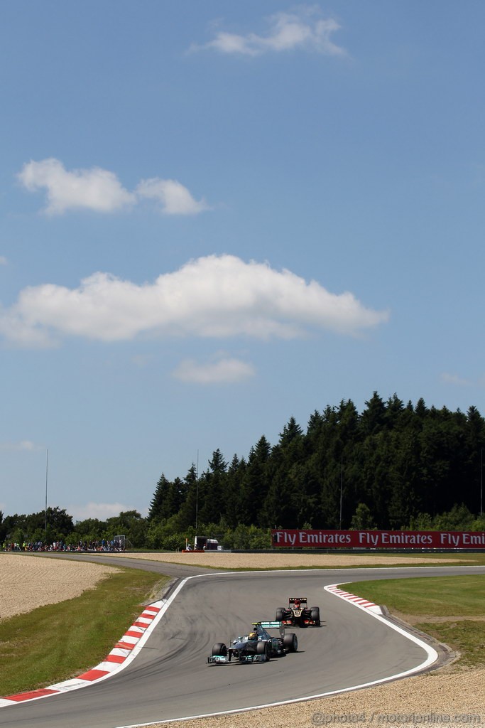 GP GERMANIA, 07.07.2013-  Gara, Lewis Hamilton (GBR) Mercedes AMG F1 W04 