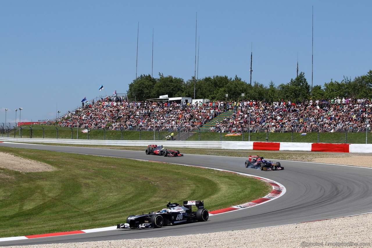 GP GERMANIA, 07.07.2013-  Gara, Valtteri Bottas (FIN), Williams F1 Team FW35 