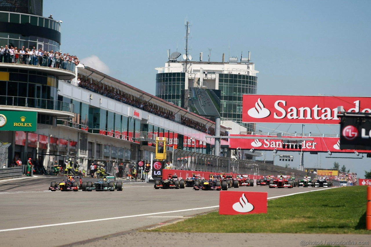 GP GERMANIA, 07.07.2013-  Gara, Start of the race 