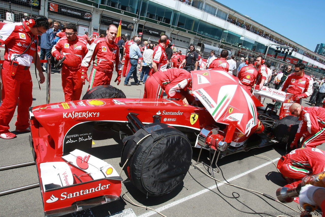 GP GERMANIA, 07.07.2013-  Gara, Fernando Alonso (ESP) Ferrari F138 