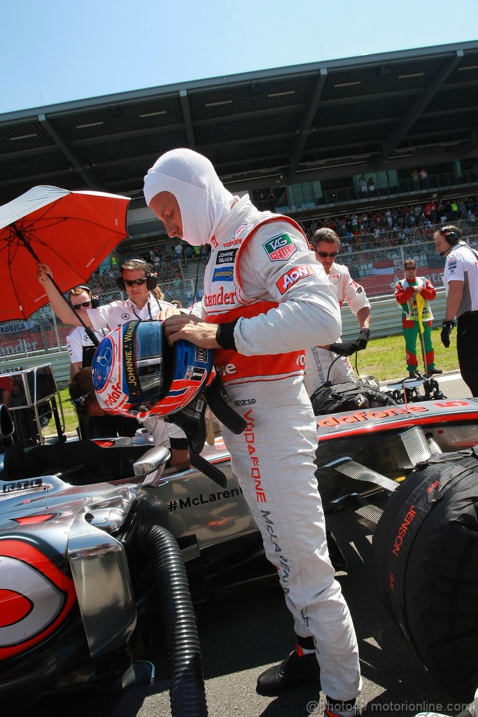 GP GERMANIA, 07.07.2013-  Gara, Jenson Button (GBR) McLaren Mercedes MP4-28 