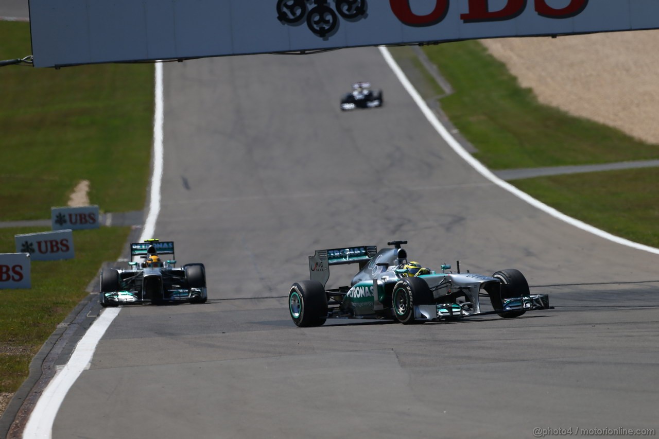 GP GERMANIA, 07.07.2013-  Gara, Nico Rosberg (GER) Mercedes AMG F1 W04 