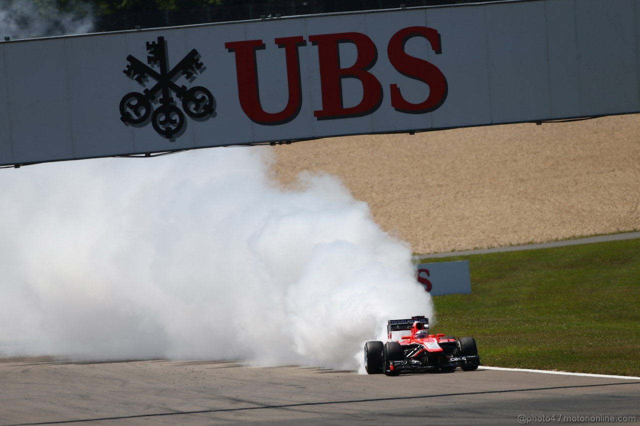 GP GERMANIA, 07.07.2013-  Gara, Jules Bianchi (FRA) Marussia F1 Team MR02 