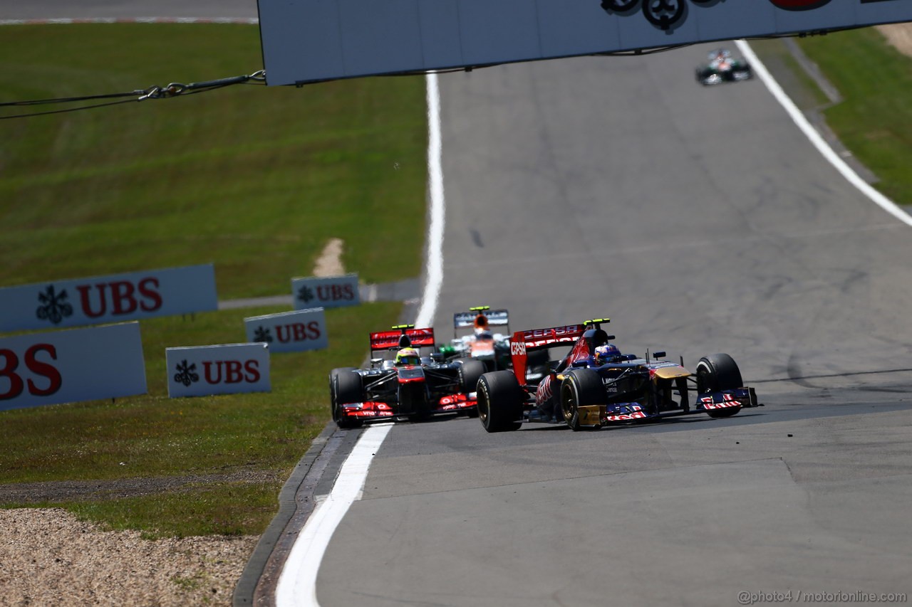 GP GERMANIA, 07.07.2013-  Gara, Daniel Ricciardo (AUS) Scuderia Toro Rosso STR8 