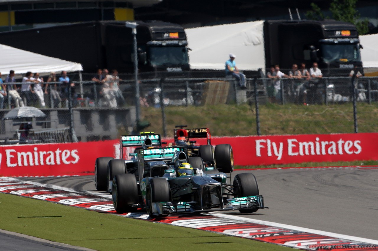 GP GERMANIA, 07.07.2013-  Gara, Nico Rosberg (GER) Mercedes AMG F1 W04 