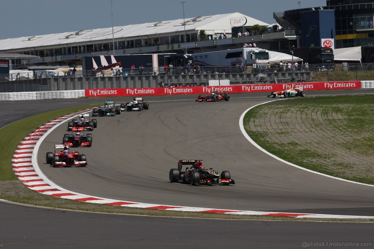 GP GERMANIA, 07.07.2013-  Gara,Kimi Raikkonen (FIN) Lotus F1 Team E21 