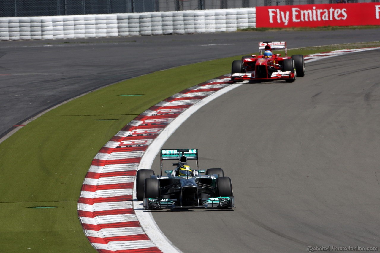 GP GERMANIA, 07.07.2013-  Gara, Nico Rosberg (GER) Mercedes AMG F1 W04 