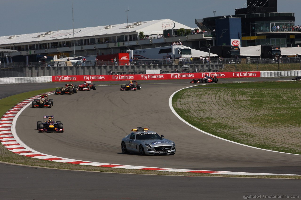 GP GERMANIA, 07.07.2013-  Gara, The Safety car on the track