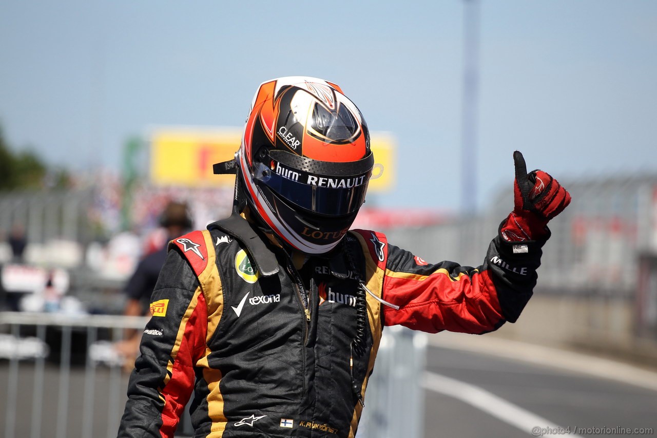 GP GERMANIA, 07.07.2013-  Gara, secondo Kimi Raikkonen (FIN) Lotus F1 Team E21 