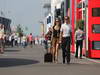 GP GERMANIA, 07.07.2013- Jenson Button (GBR) McLaren Mercedes MP4-28 e Jessica Michibata (GBR)