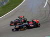 GP GERMANIA, 07.07.2013-  Gara, Sergio Perez (MEX) McLaren MP4-28 e Daniel Ricciardo (AUS) Scuderia Toro Rosso STR8 