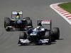 GP GERMANIA, 07.07.2013-  Gara, Pastor Maldonado (VEN) Williams F1 Team FW35 davanti a Esteban Gutierrez (MEX), Sauber F1 Team C32 