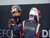GP GERMANIA, 07.07.2013-  Gara, terzo Romain Grosjean (FRA) Lotus F1 Team E21 e secondo Kimi Raikkonen (FIN) Lotus F1 Team E21 