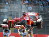 GP GERMANIA, 07.07.2013-  Gara, Felipe Massa (BRA) Ferrari F138 retires from the race 