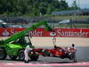 GP GERMANIA, 07.07.2013-  Gara, Felipe Massa (BRA) Ferrari F138 retires from the race