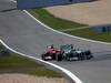 GP GERMANIA, 07.07.2013-  Gara, Lewis Hamilton (GBR) Mercedes AMG F1 W04 davanti a Fernando Alonso (ESP) Ferrari F138 