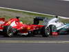 GP GERMANIA, 07.07.2013-  Gara, Fernando Alonso (ESP) Ferrari F138 e Lewis Hamilton (GBR) Mercedes AMG F1 W04 