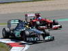 GP GERMANIA, 07.07.2013-  Gara, Lewis Hamilton (GBR) Mercedes AMG F1 W04 e Fernando Alonso (ESP) Ferrari F138 