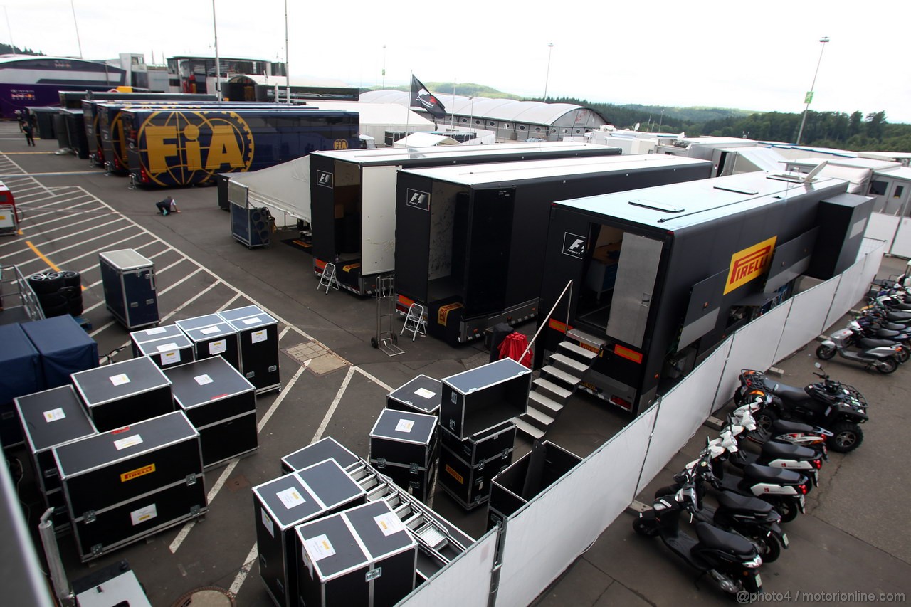 GP GERMANIA, 04.07.2013- Paddock