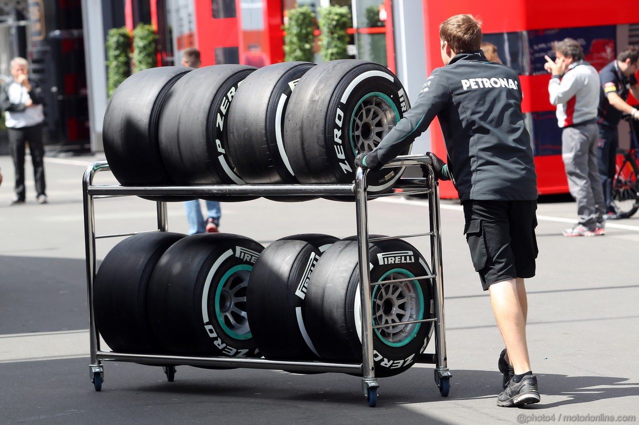 GP GERMANIA, 04.07.2013- Pirelli Tyres 