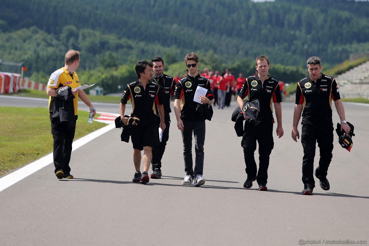 GP GERMANIA, 04.07.2013- Romain Grosjean (FRA) Lotus F1 Team E21 