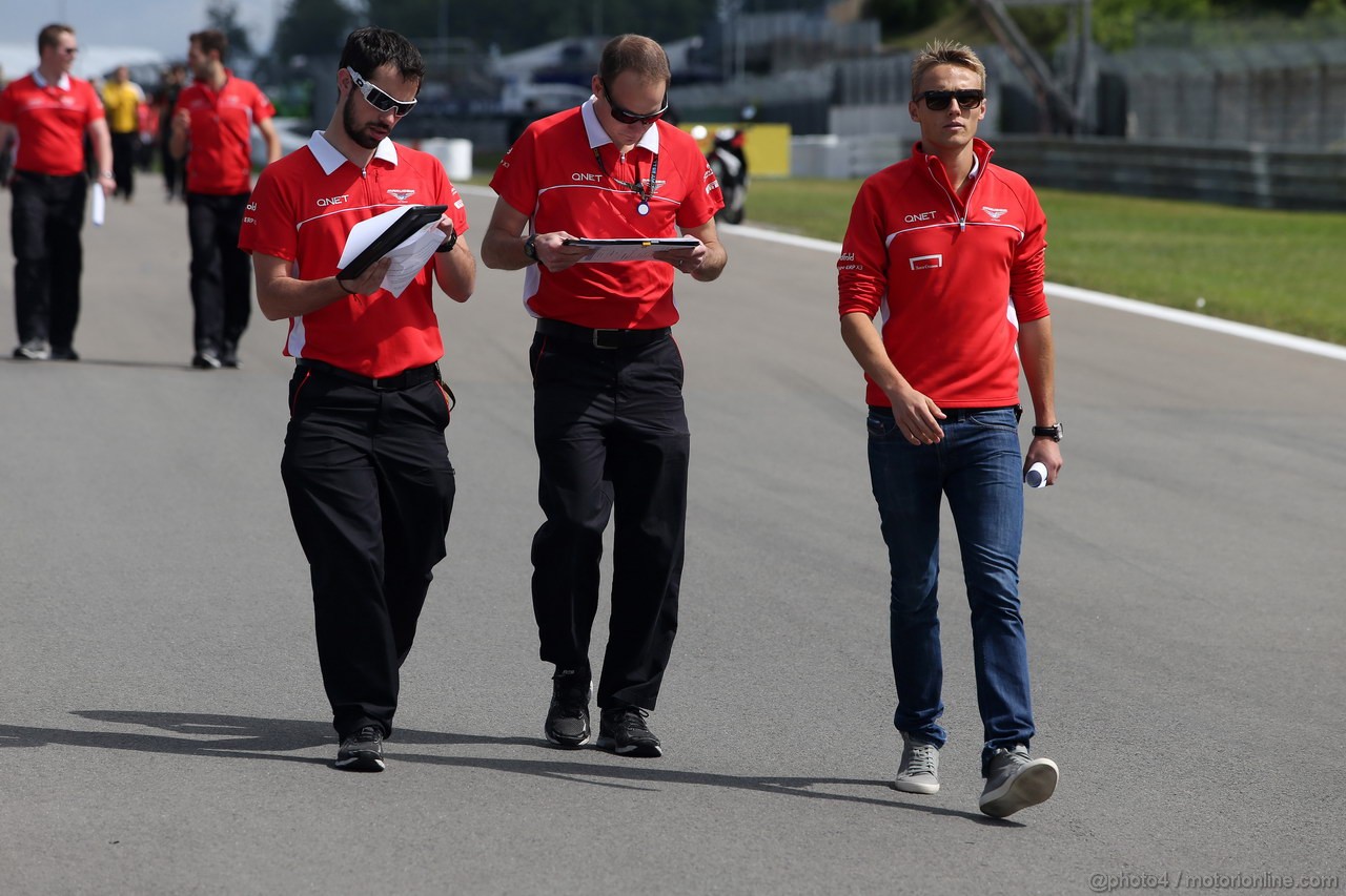 GP GERMANIA, 04.07.2013- Max Chilton (GBR), Marussia F1 Team MR02