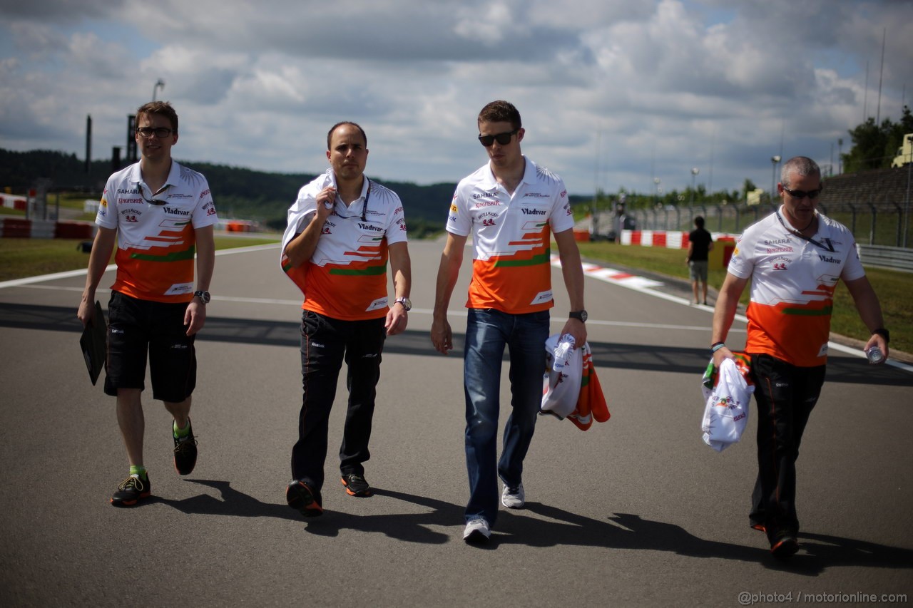 GP GERMANIA, 04.07.2013- Paul di Resta (GBR) Sahara Force India F1 Team VJM06 
