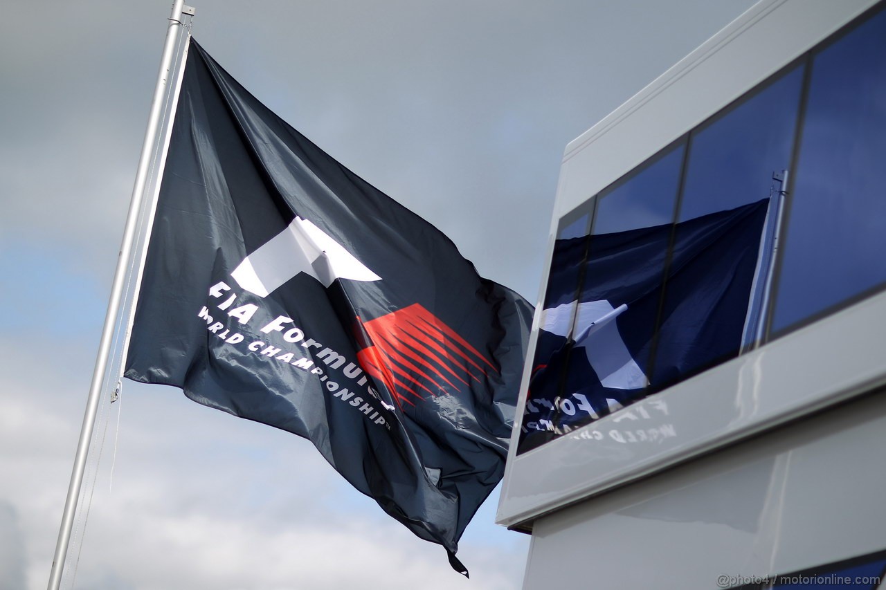 GP GERMANIA, 04.07.2013- FIA flag