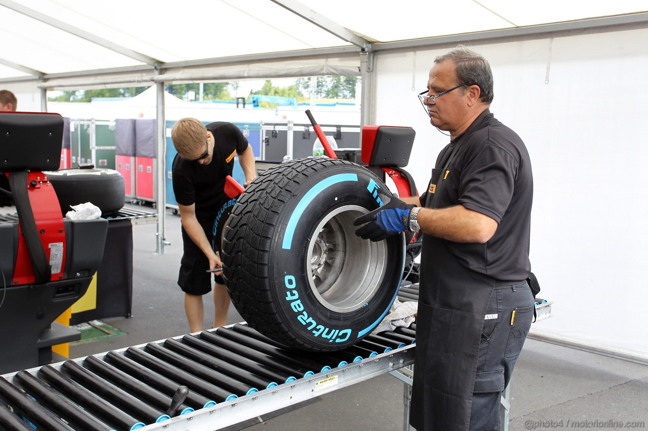 GP GERMANIA, 04.07.2013- Pirelli Tyres