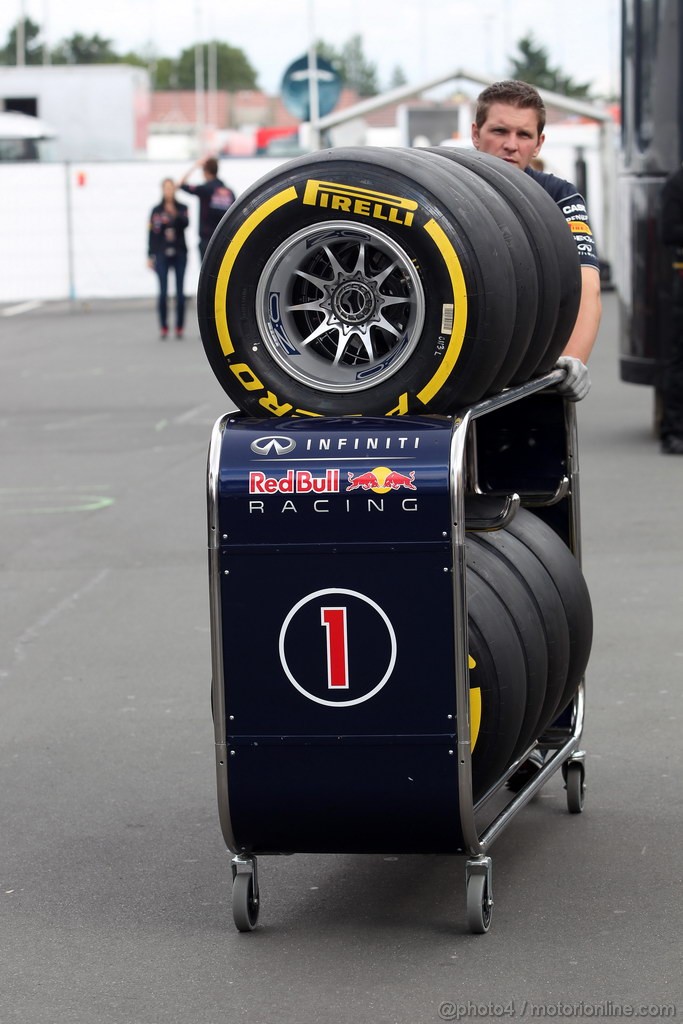 GP GERMANIA, 04.07.2013- Pirelli Tyres
