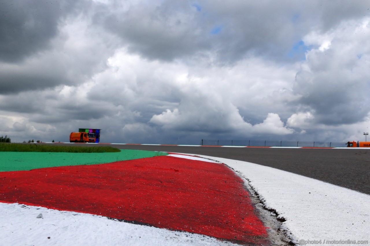 GP GERMANIA, 04.07.2013- A kerb