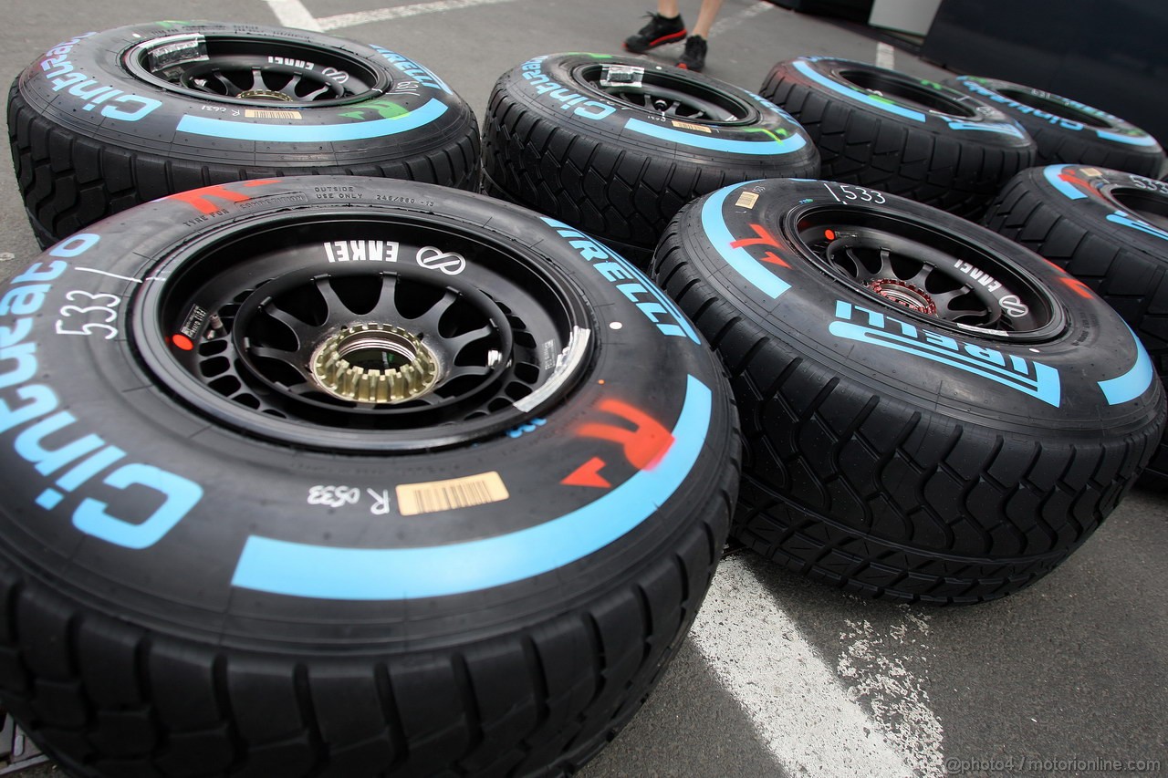 GP GERMANIA, 04.07.2013- Pirelli Tyres