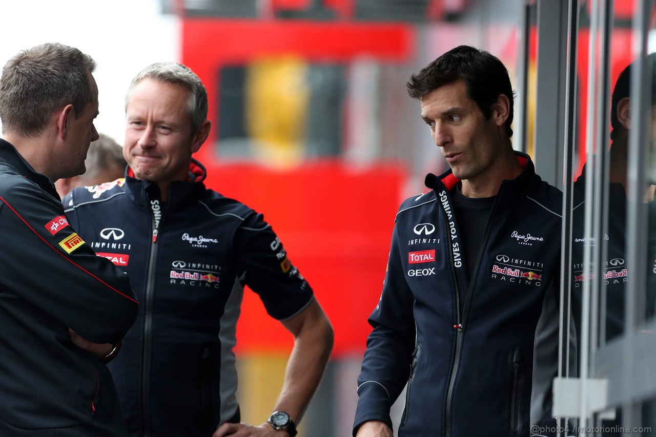 GP GERMANIA, 04.07.2013- Conferenza Stampa, Mark Webber (AUS) Red Bull Racing RB9