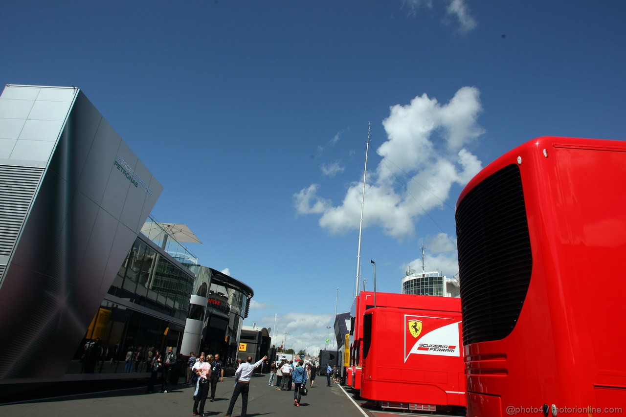 GP GERMANIA, 04.07.2013- Paddock