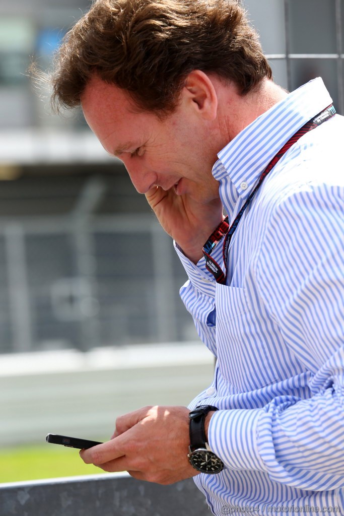 GP GERMANIA, 04.07.2013- Christian Horner (GBR), Red Bull Racing, Sporting Director 
