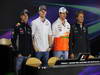 GP GERMANIA, 04.07.2013- Conferenza Stampa, German drivers, (L-D) Sebastian Vettel (GER) Red Bull Racing RB9, Nico Hulkenberg (GER) Sauber F1 Team C32, Adrian Sutil (GER), Sahara Force India F1 Team VJM06 e Nico Rosberg (GER) Mercedes AMG F1 W04 