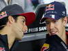 GP GERMANIA, 04.07.2013- Conferenza Stampa, Daniel Ricciardo (AUS) Scuderia Toro Rosso STR8 e Sebastian Vettel (GER) Red Bull Racing RB9