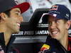 GP GERMANIA, 04.07.2013- Conferenza Stampa, Daniel Ricciardo (AUS) Scuderia Toro Rosso STR8 e Sebastian Vettel (GER) Red Bull Racing RB9 