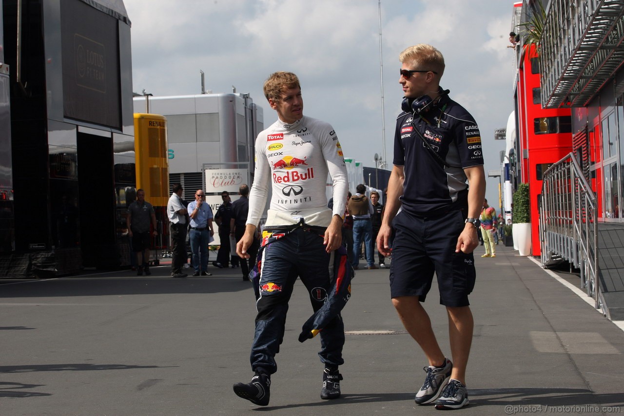 GP GERMANIA, 06.07.2013- Prove Libere 3, Sebastian Vettel (GER) Red Bull Racing RB9 