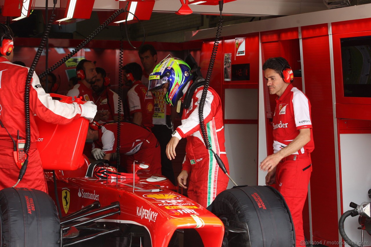 GP GERMANIA, 06.07.2013- Felipe Massa (BRA) Ferrari F138 