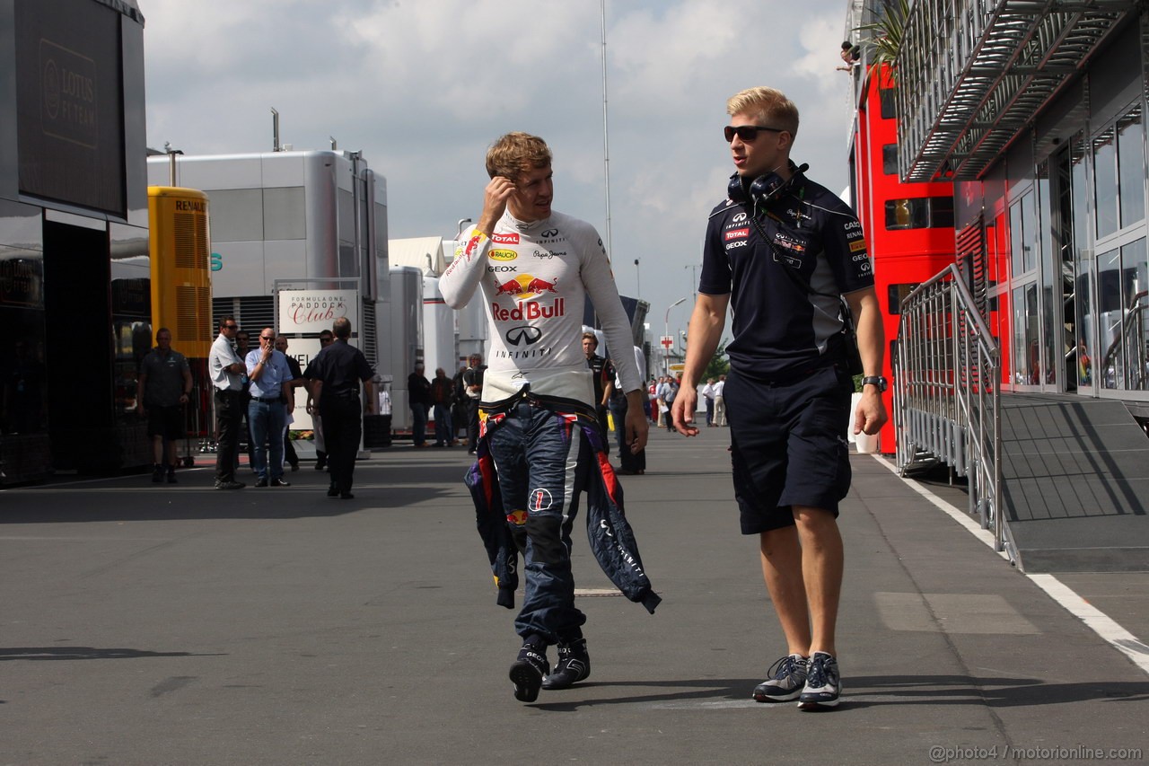 GP GERMANIA, 06.07.2013- Prove Libere 3, Sebastian Vettel (GER) Red Bull Racing RB9