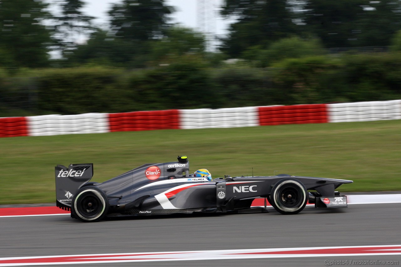 GP GERMANIA, 06.07.2013- Prove Libere 3, Esteban Gutierrez (MEX), Sauber F1 Team C32 