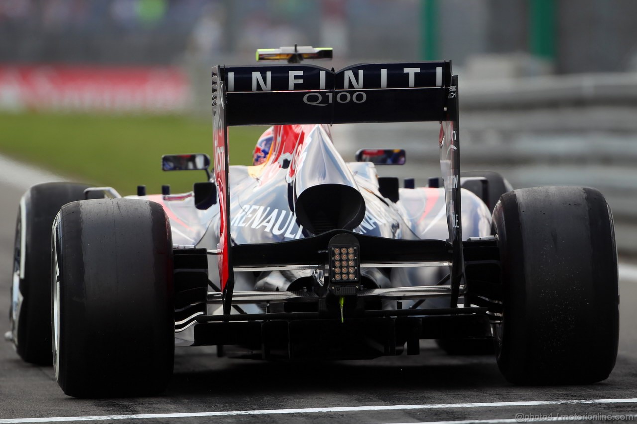 GP GERMANIA, 06.07.2013- Prove Libere 3, Mark Webber (AUS) Red Bull Racing RB9 
