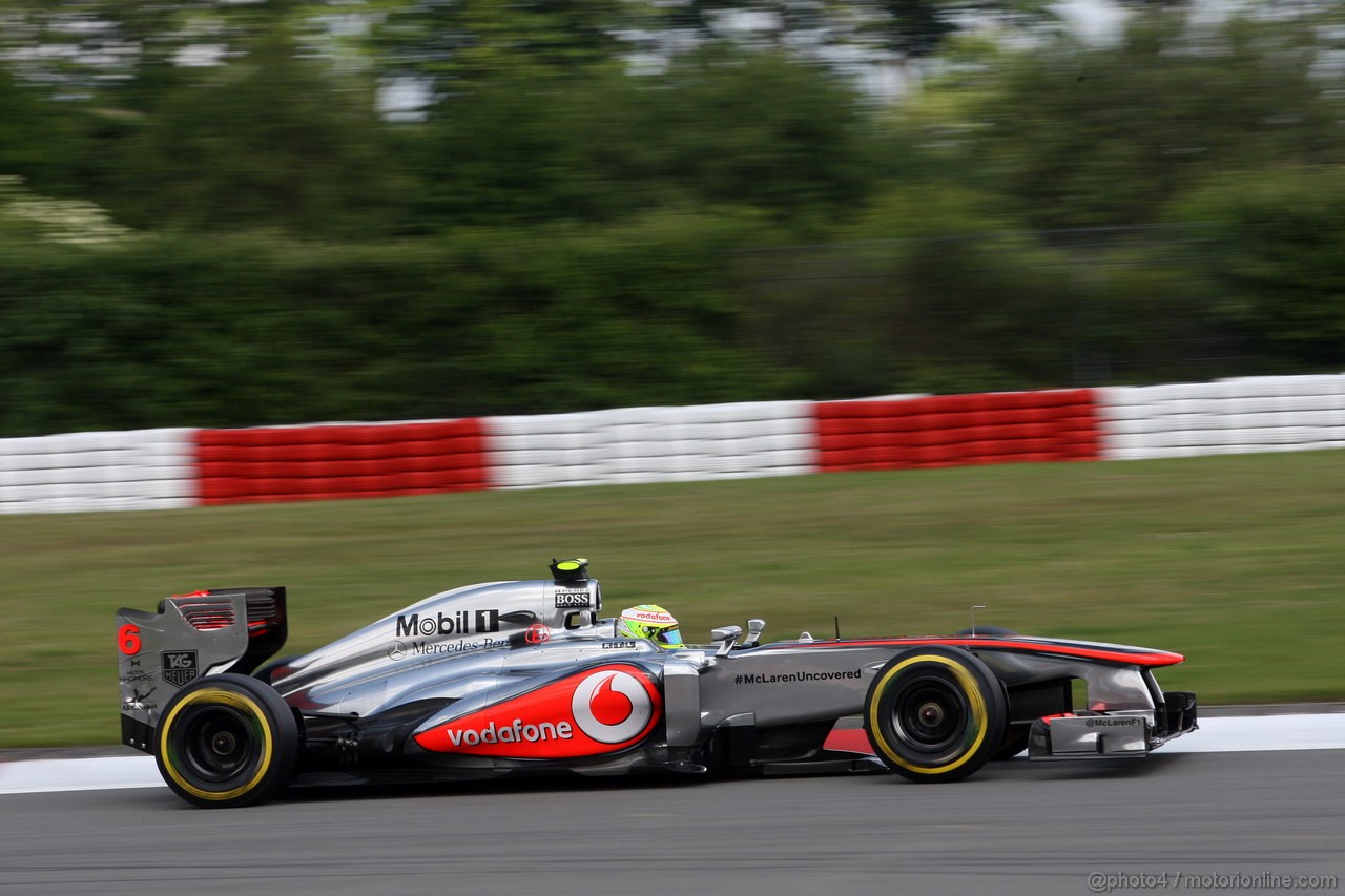 GP GERMANIA, 06.07.2013- Prove Libere 3, Sergio Perez (MEX) McLaren MP4-28 