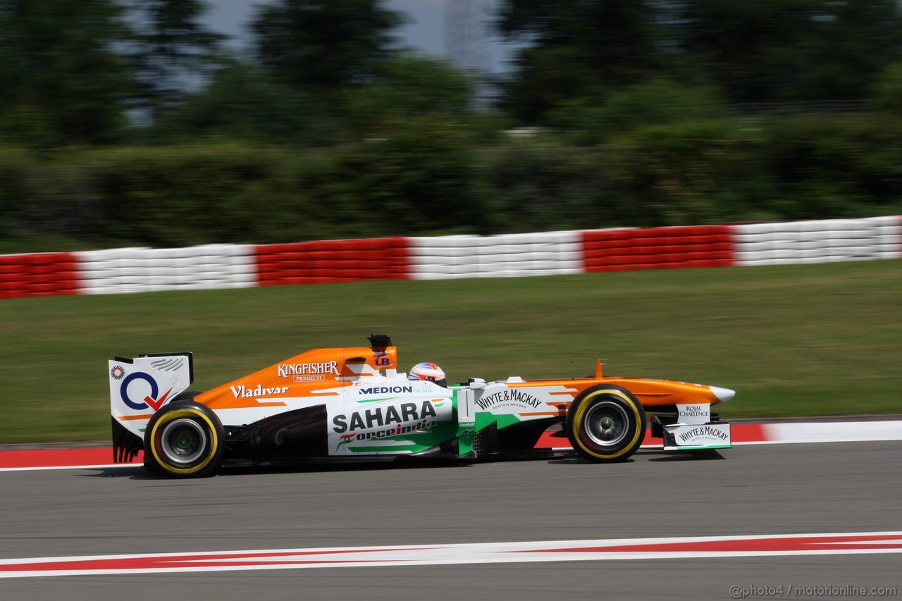 GP GERMANIA, 06.07.2013- Prove Libere 3, Paul di Resta (GBR) Sahara Force India F1 Team VJM06 