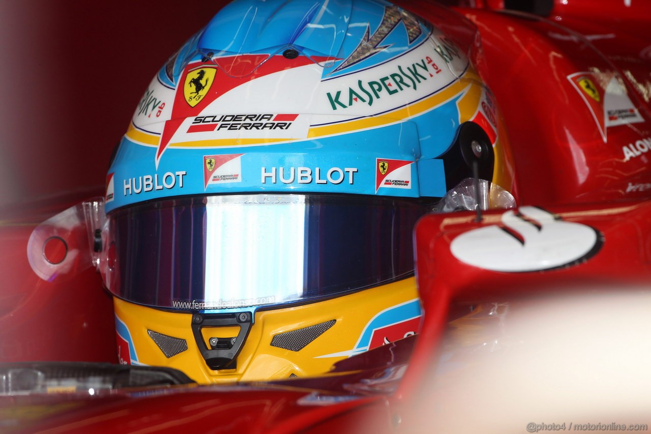 GP GERMANIA, 06.07.2013- Prove Libere 3, Fernando Alonso (ESP) Ferrari F138 
