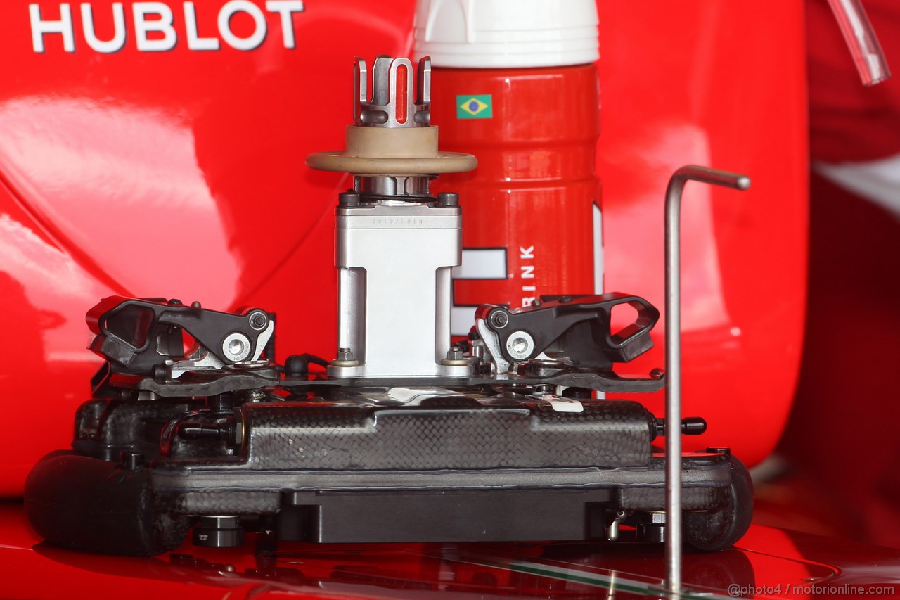 GP GERMANIA, 06.07.2013- Prove Libere 3, The steering wheel of Felipe Massa (BRA) Ferrari F138 