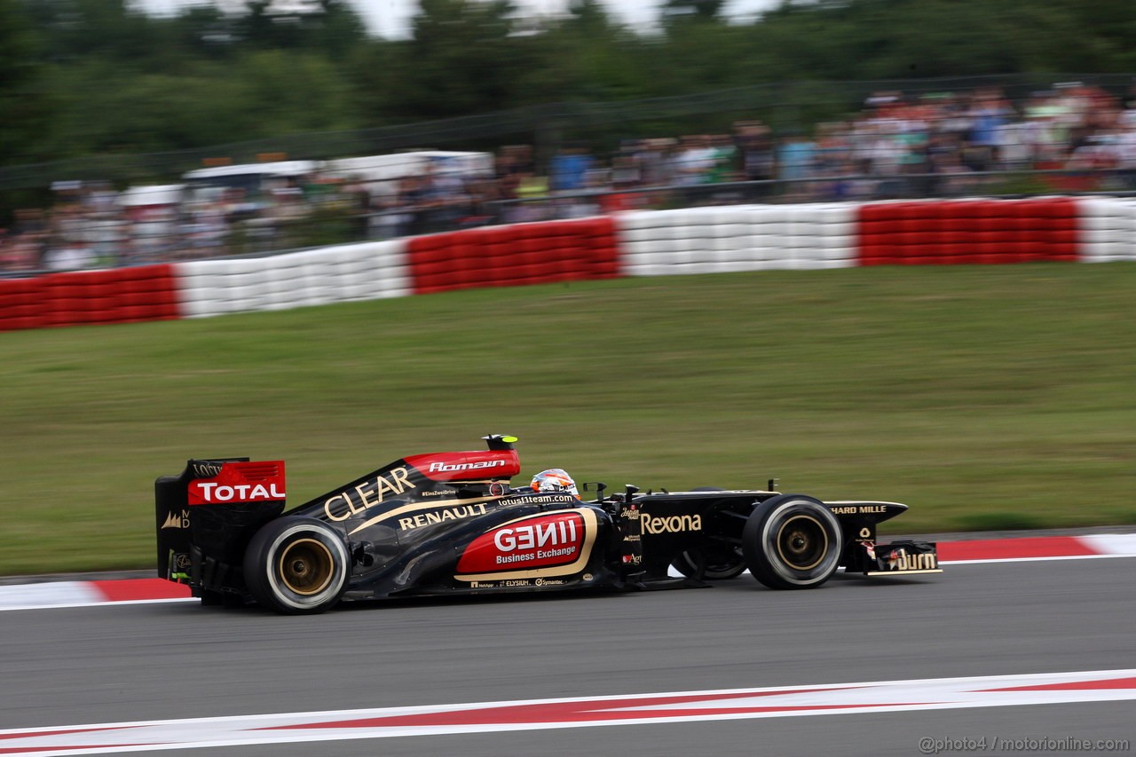 GP GERMANIA, 06.07.2013- Prove Libere 3, Romain Grosjean (FRA) Lotus F1 Team E21 