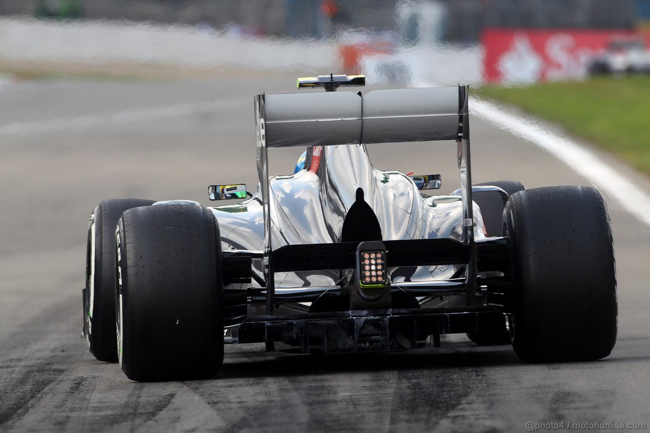 GP GERMANIA, 06.07.2013- Prove Libere 3,Romain Grosjean (FRA) Lotus F1 Team E21 